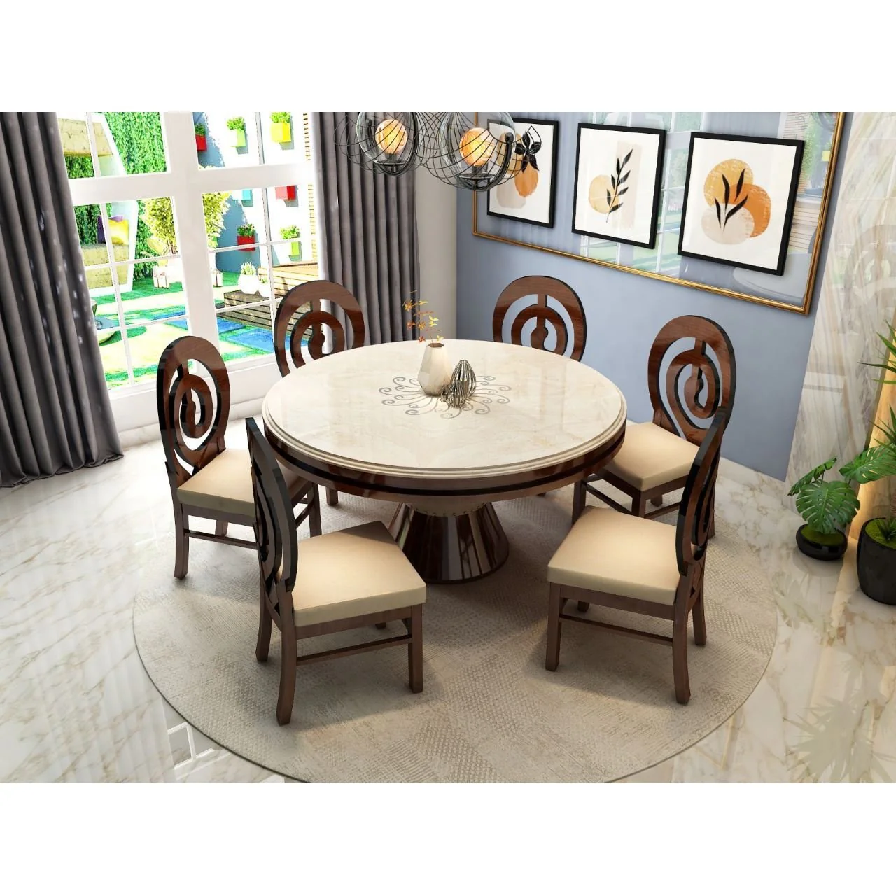 Mesa round table